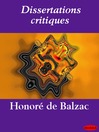 Dissertations critiques (eBook)